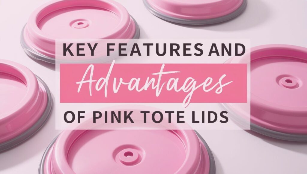 Key Features and Advantages of Pink Tote Lids